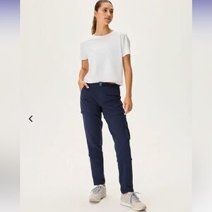 Outdoor Voices RecTrek Zip Off Pants Women's Small Navy Convertible Cargo
